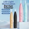 USB Rechargeable Pet Electric Hair Trimmer Portable Pet Foot Trimmer  Pet Grooming