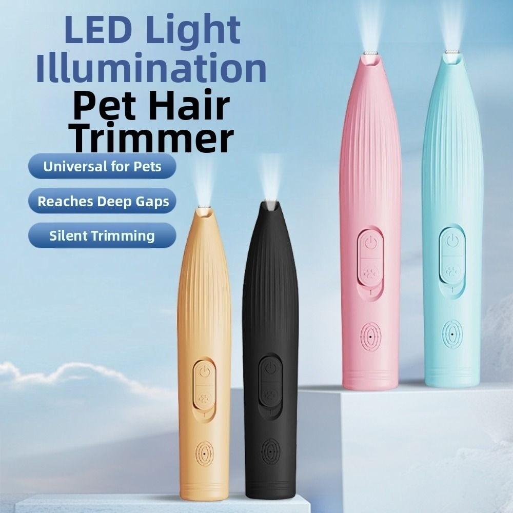 USB Rechargeable Pet Electric Hair Trimmer Portable Pet Foot Trimmer  Pet Grooming