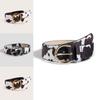 Vintage Cow Pattern Faux Leather Belt With Alloy Buckle For Stylish Girls