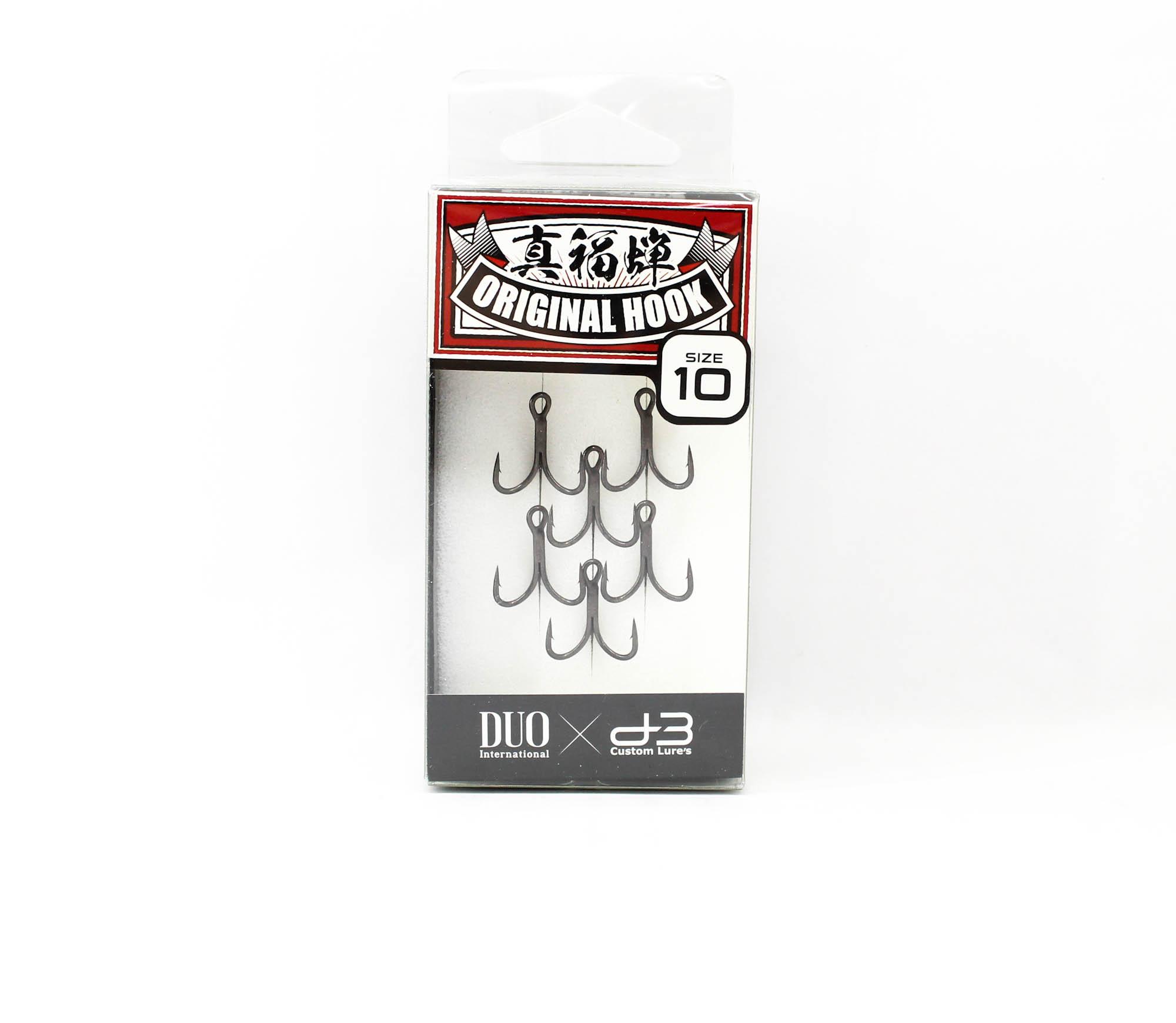 

Duo X D-3 Treble Hook Shinfukuzemi Size 10 FK-TR #10 (3220)