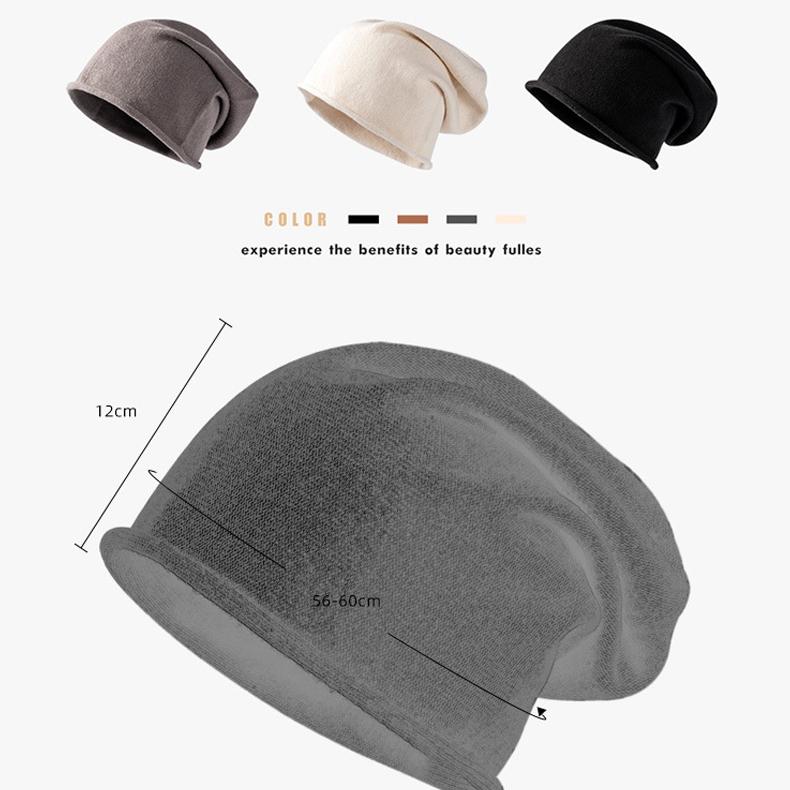 Мужская и женская однотонная шапка в стиле хип-хоп — фото 4