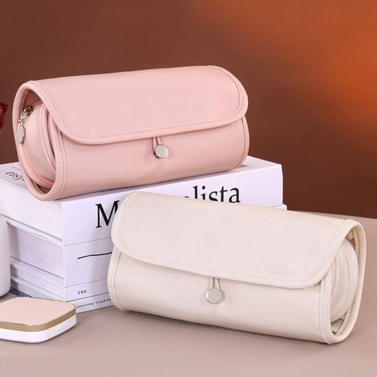 Kosmetiktasche faltbar große Kapazität Kosmetikpinsel Lippenstift Augenbrauenstift Halter tragbar