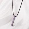 Men's Stainless Steel Minimalist Long Bar Necklace