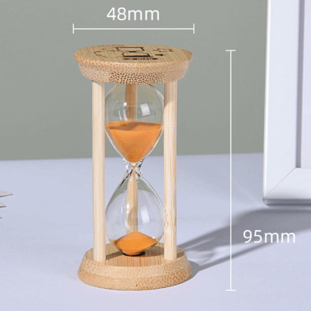 Productivity Tool Wooden Frame Sand Timer 5 Minute Vintage Style Sand Hourglass 3 Minute Sand Clock Office Decor