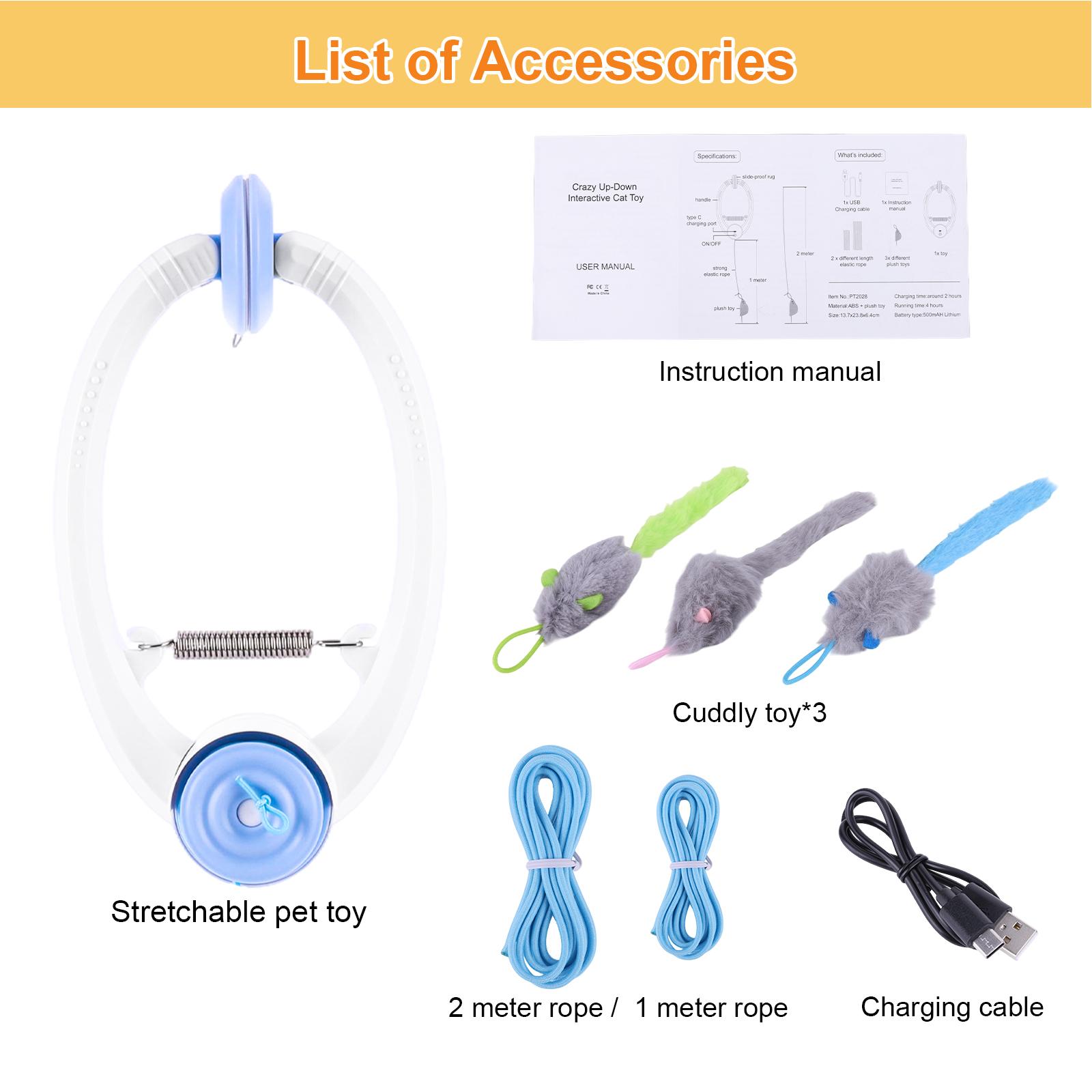 

Retractable Door Hanging Automatic Retractable Kitten Toys Electronic Self Play Feather Hanging Door Cat Interactive Teaser Toys