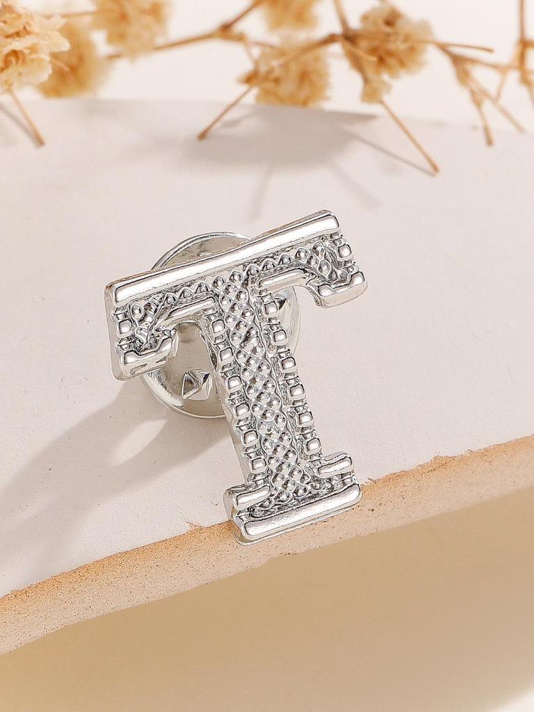 Luxury Alphabet Brooch: Elegant 26-Letter Fashion Pin to Secure Clothing in Style