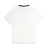 Li Ning Sports Lifestyle Series High Street American Vintage Casual Comfortable Breathable Short Sleeve T-Shirt Women T-Shirts Off-White AHSV294-1