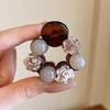 1PC Temperament Camellia Pearl Mini Small Grab Clip Women's Bangs Broken Hair Clip Princess Head Hairpin Headgear