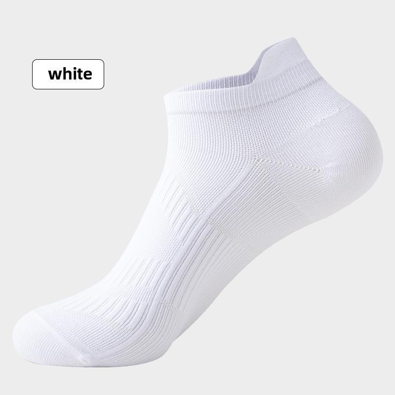 Unisex Non-Slip Sweat-Absorbing Boat and Running Socks for All Seasons – Short Marathon, Night Run, and Sports Performance