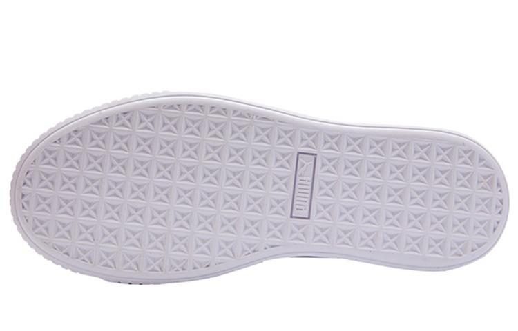 Puma Sneakers Suede Platform Dots Jr 'Silver' Women's 368991-02