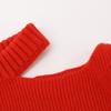 Sacai 22-06291 Red Shoulder Cut Knit Tops 2 RedUsed