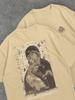 Übergroßes T-Shirt mit orthodoxem Aufdruck