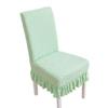 Stretchy Skirt Edge Chair Covers Jacquard Elastic Seat Covers Home Decor Soft Dining Chair Protector Living Room