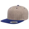 Yupoong Mens The Classic Premium Snapback 2-Tone Cap