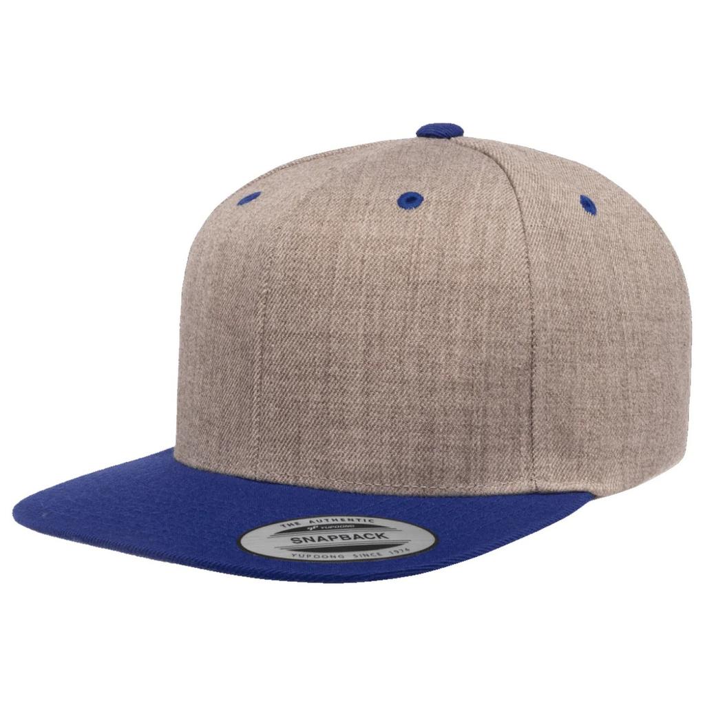 Yupoong Mens The Classic Premium Snapback 2-Tone Cap