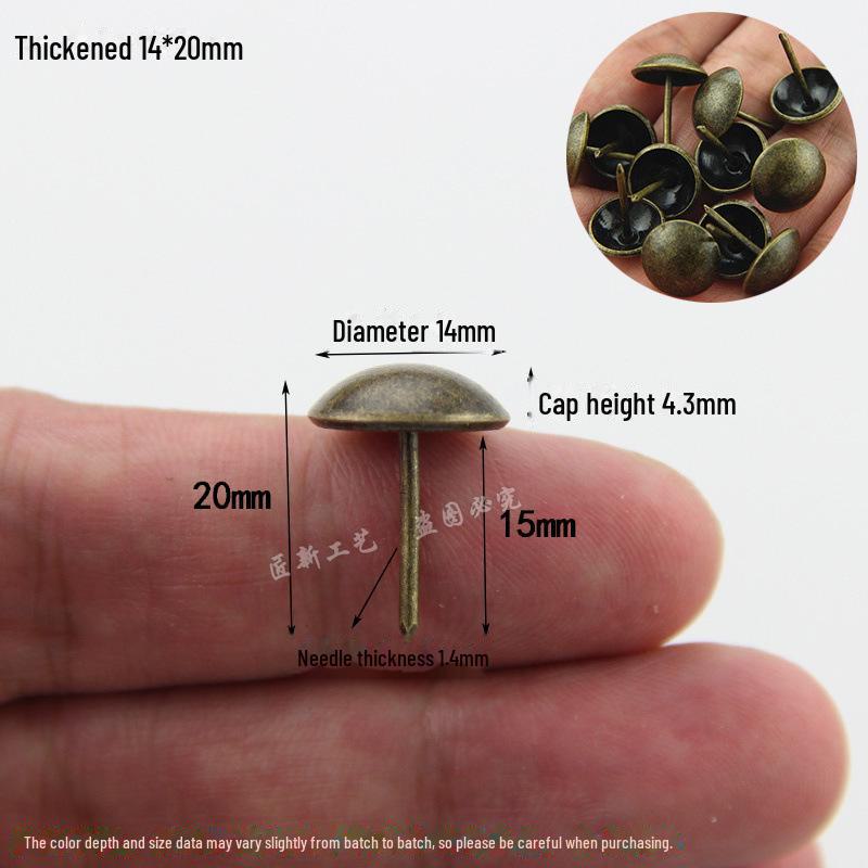 Antike Eisenblase Dekorative Rundkopf Sofanägel für DIY Möbel und Weich-/Hartverpackungen