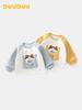 DUUDUU Fleece-Lined Toddler Hoodie - Thickened Korean Style for Autumn/Winter 2025
