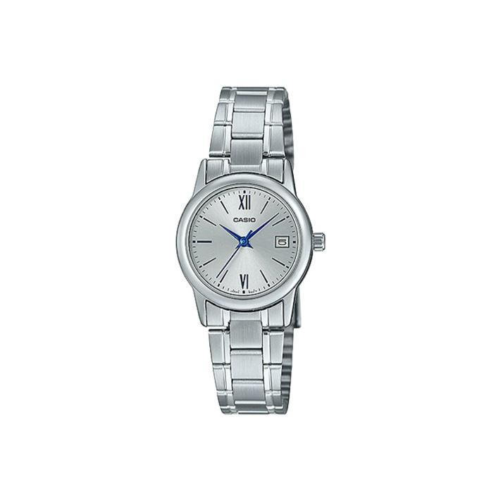 CASIO Women s Standard Series Silver Watch LTP-V002D-7B3 LTP-V002D-7B3 Silver Dial