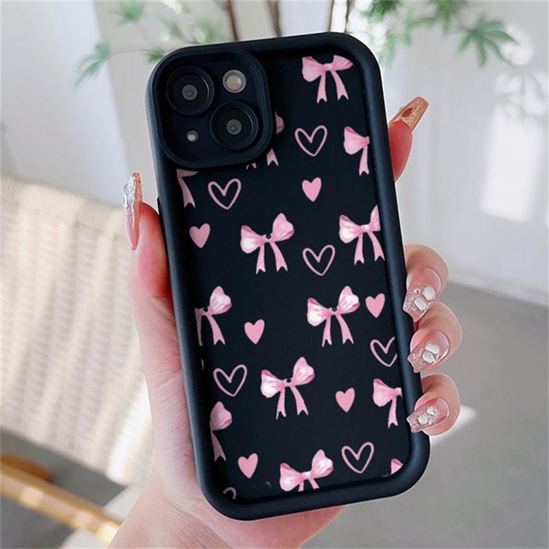 Phone Case For Infinix GT 30 20 Pro Note 50 40 40S 30Pro Plus Smart 10 8 9 Hot 60 50PRO Silicone Love Bowknot Cover