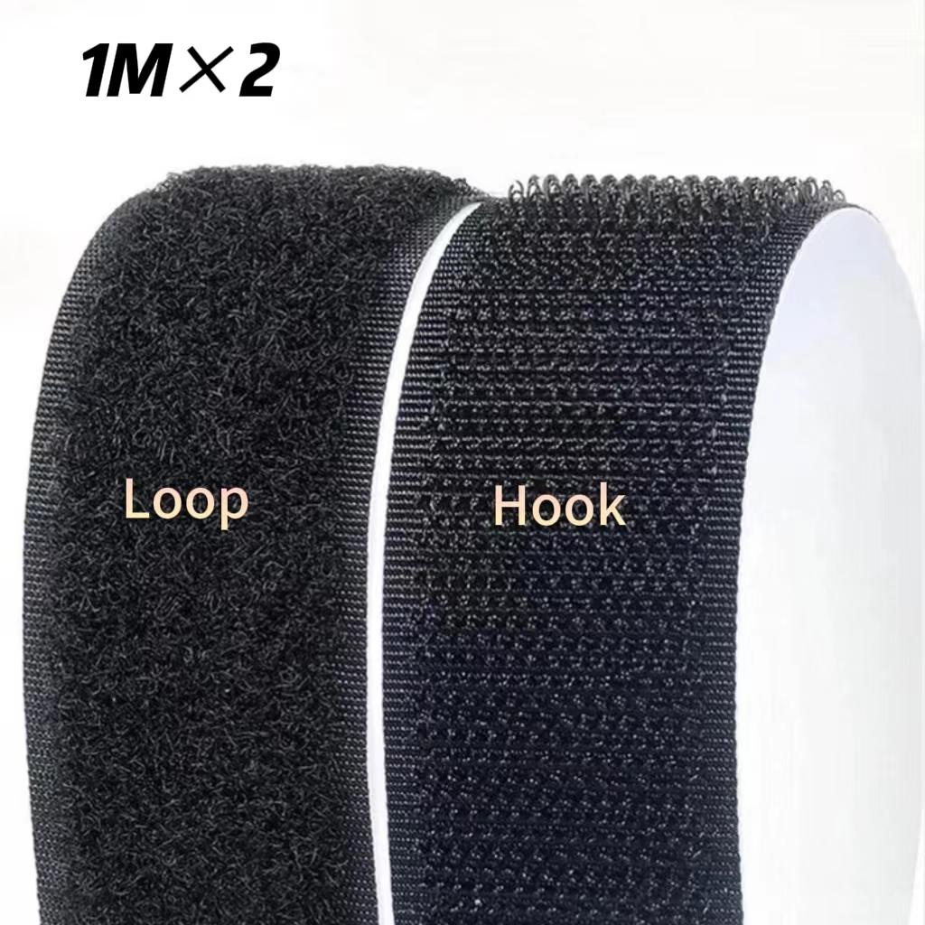 

10 м*2 20/25/30/50 мм Самоклеящаяся лента-липучка Нейлоновая наклейка липучки клейкая лента для шитья с клеем 20mm Wide