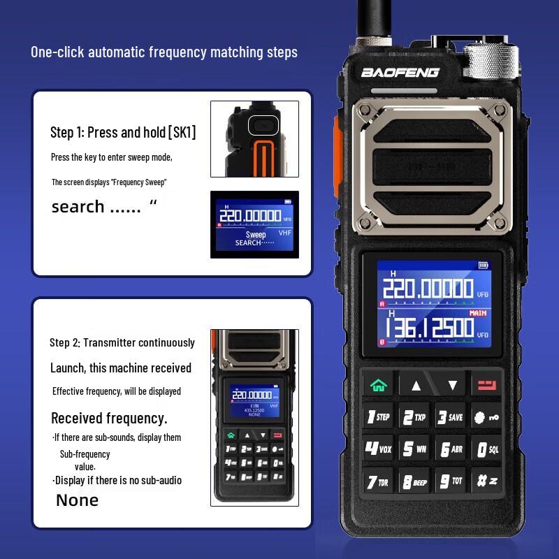 Baofeng BF-UV25M High-Power Dual-Band Two-Way Radio (CN version)