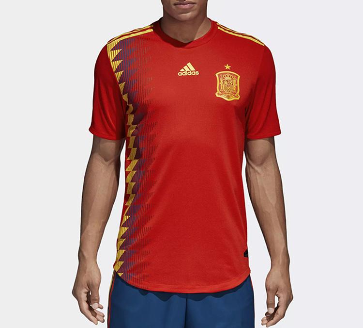 Adidas Soccer Jerseys Men's Red Thin Straight Fit BR2724