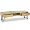 Vidaxl Szafka Pod Telewizor, 120 X 35 X 35 Cm, Lite Drewno Tekowe