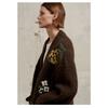 DIMANAF 2025 Plus Size Autumn Sweaters Coat Cardigan Pockets Women Pattern Printing Buttons Sweaters Knitting Loose Sweater