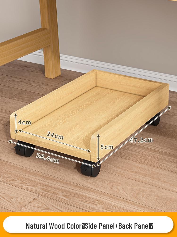 Movable Desktop Computer Stand with Wheels