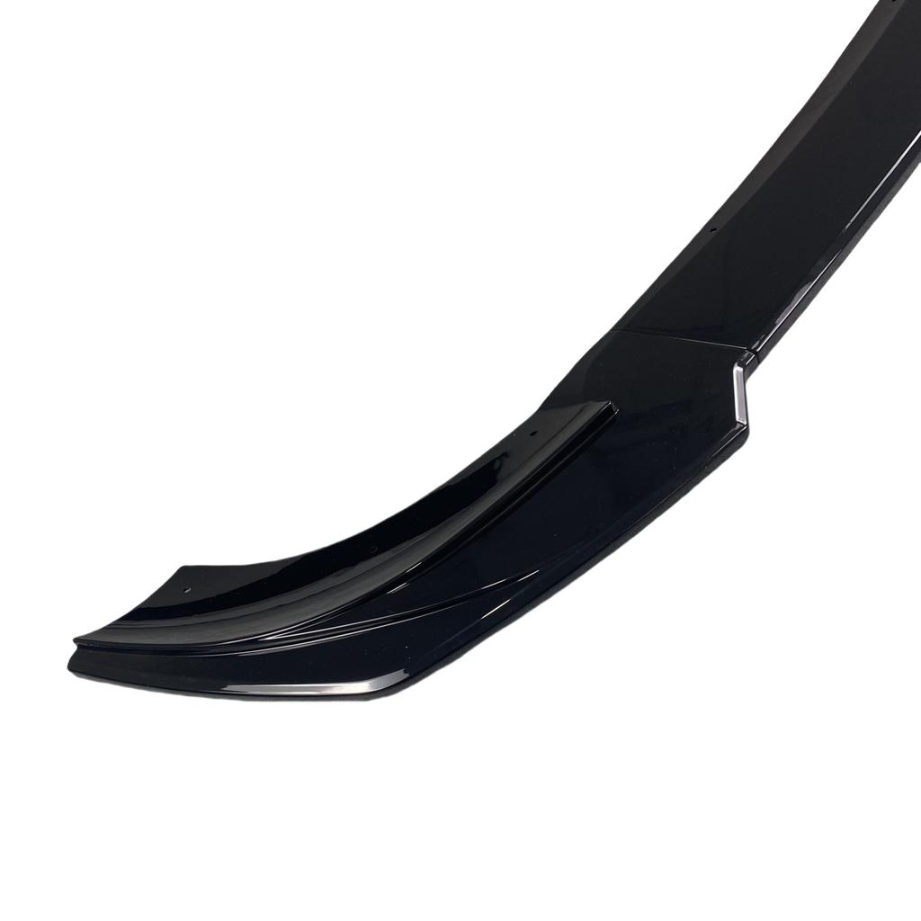 3 Stück Hochglanz Schwarz Auto Frontstoßstange Splitter Lippe für Mercedes-Benz C-Klasse W204 S204 Facelift 2011-2014 AMG Line Tuning Bodykits
