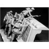 Master Box 1/35 Scale British Infantry Unit (5-Piece Attack) with Trench Miniature Diorama, Plastic Model Kit MB35114