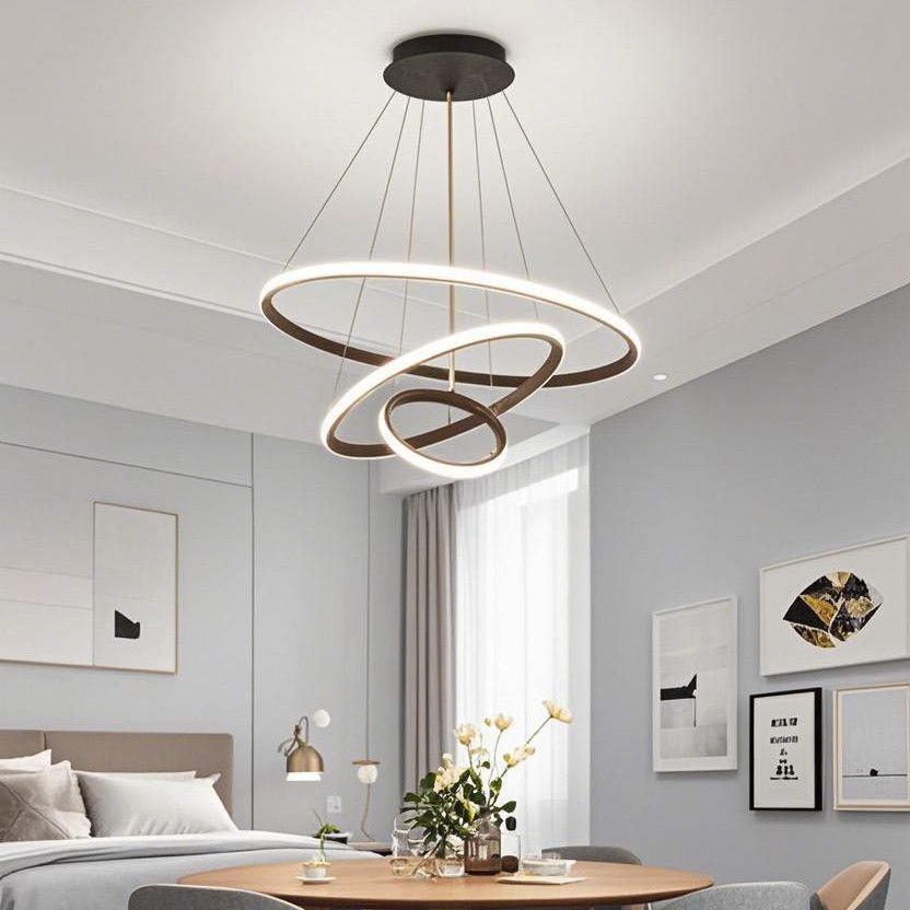 

Modern Nordic LED Pendant Lights for Dining Room, Restaurant, Bar, or Bedroom Tri-color Dimmable