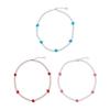 Vivid Oxalis Flower Pearl Necklace_Vh2336Ne013B