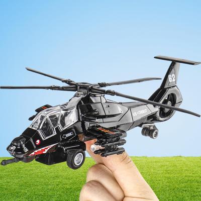 Diecast Toy Helicopter Pull Back Plane Ornament Frication Powered Collectables