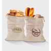 Linen Bread Bags Reusable Drawstring Bag For Loaf Homemade Artisan Bread Storage Bag Linen Bread Bags For Baguette