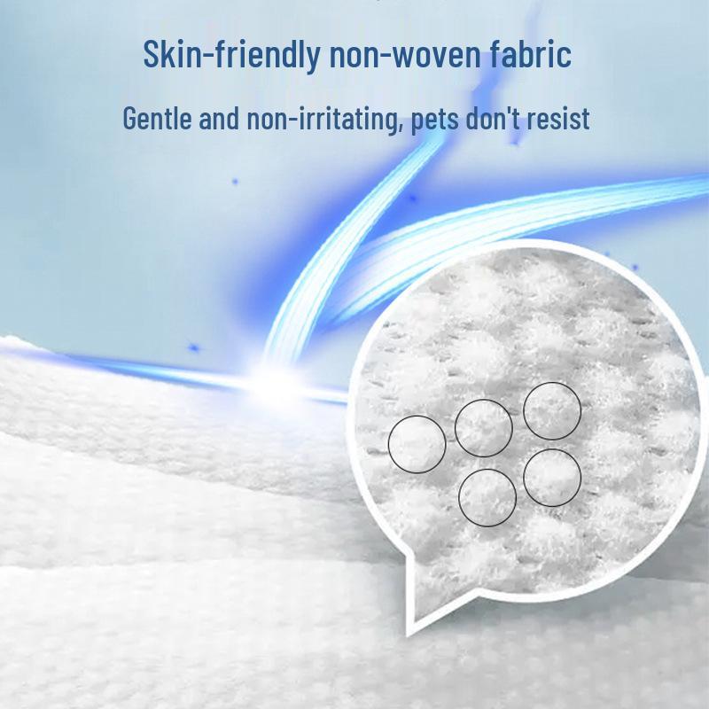 Pet Grooming Wipes Set: Ear, Teeth, Eye Care & Deodorizing Tissues for Cats and Dogs