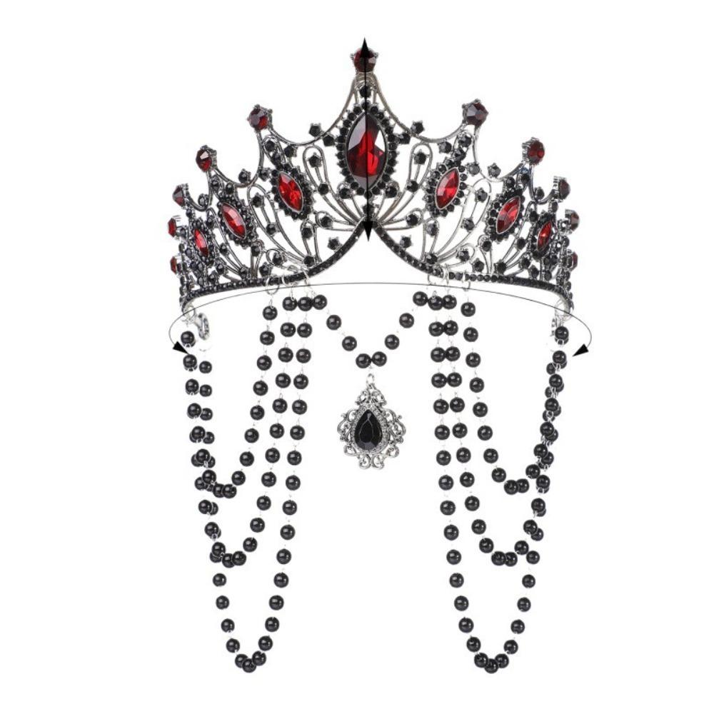 Luxury Gothic Crowns Headpiece Stage Performance Goddess Halo Headwear  Dress Accessories