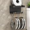 Toilet Paper Holder Plastic Storage Rack Kitchen Towel Placement Of Seasoning Bottles Bathroom Wall Roll Of Paper Phone Storage