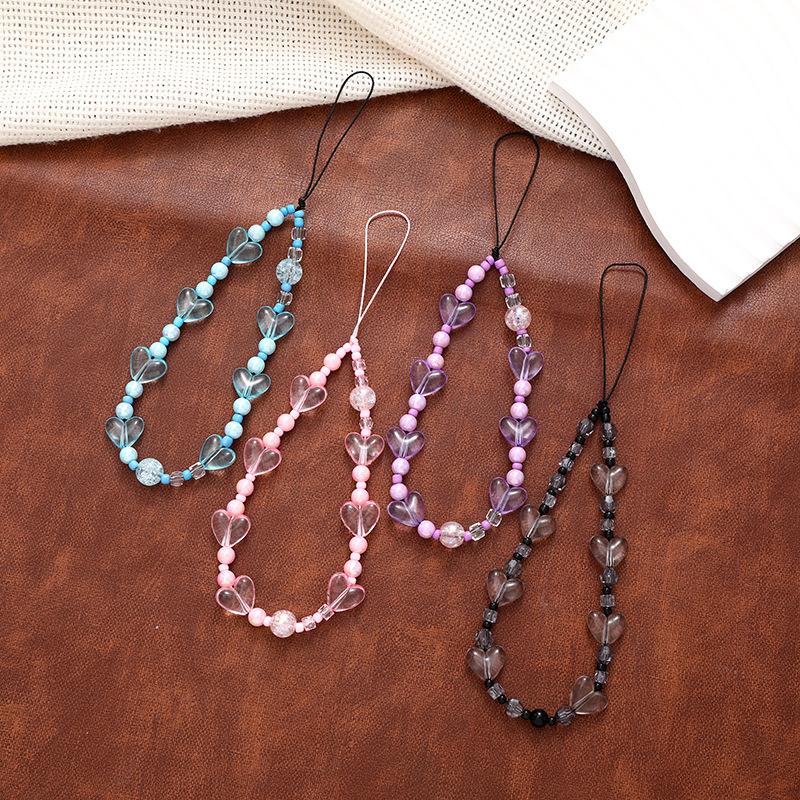 Love Beaded Phone Chain