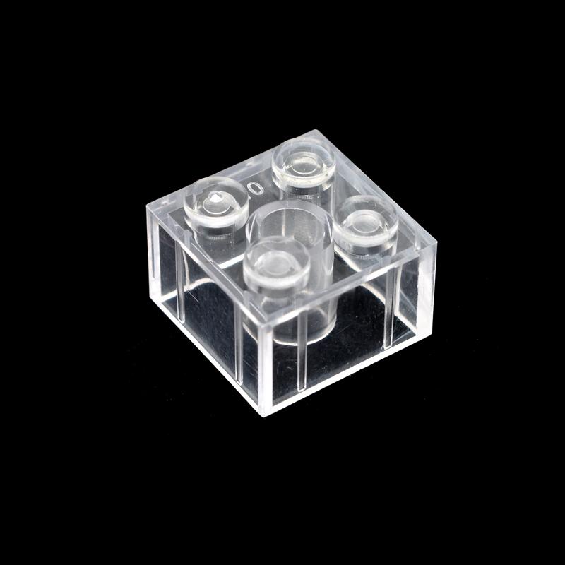 60pcs DIY Building Blocks Thick Figures Bricks 2x2 Dots Educational Creative Size Compatible With 3003 Plastic Toys for Children