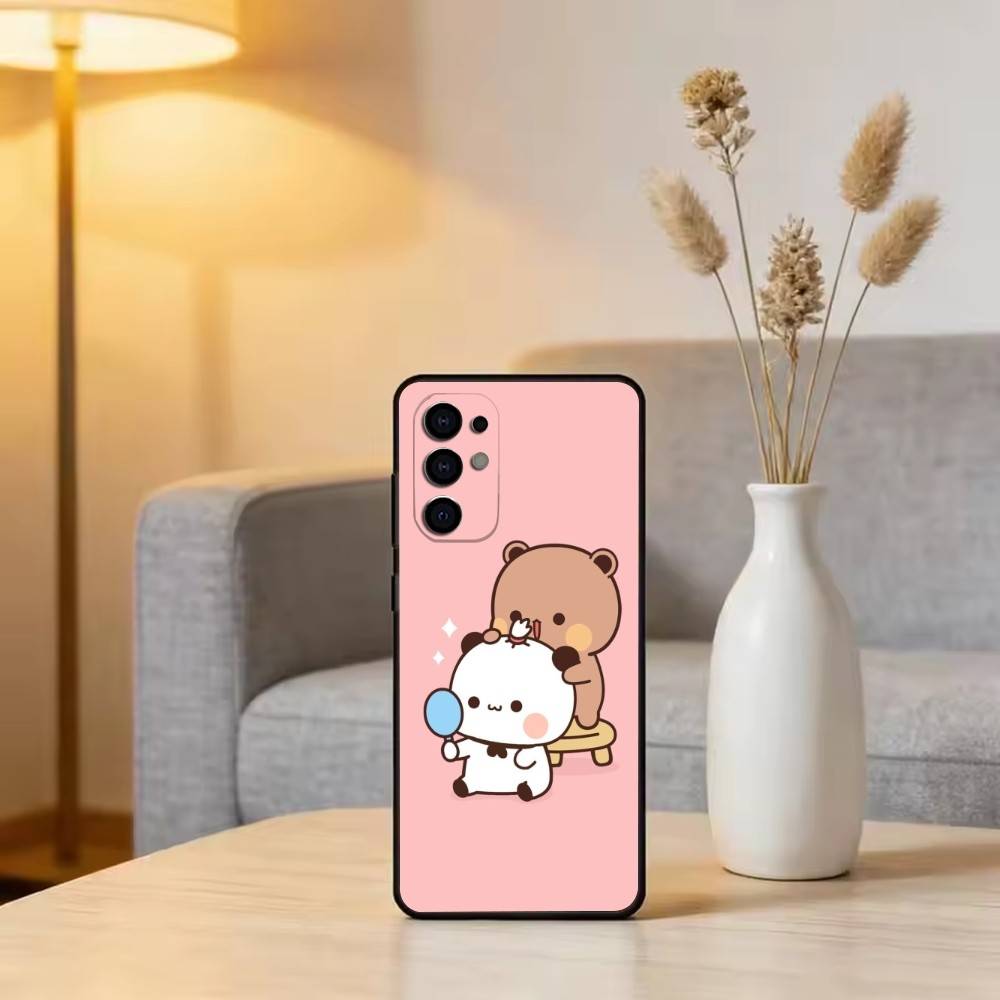 Sweet YiEr & BuBu Phone Case For Samsung S25,S24,S21,S22,S23,S30,Ultra,S20,Plus,Fe,Lite,Note,10,Black Cover