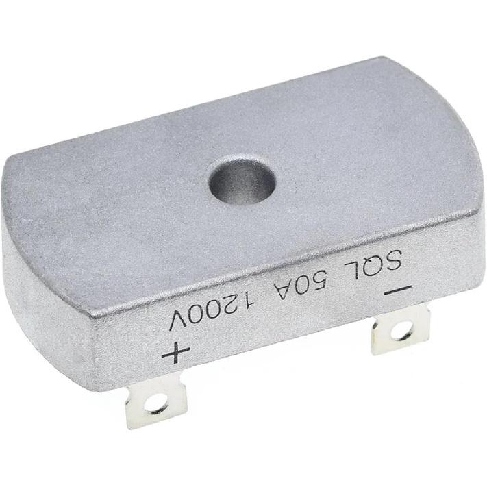 1pc SQL50A1200V Aluminum Metal Case 3 Phase Diode Bridge Rectifier 50Amp Fast Recovery Rectifiers Diodes Kits