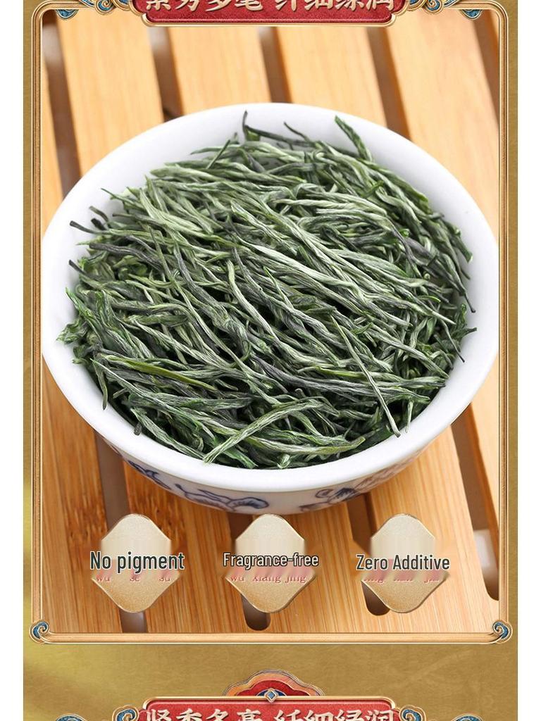 Mao Jian 2025 Pre-Rain High Mountain Green Tea Buds, 500g Can, Rich Aroma, Durable Infusion, Spring Tea Gift Box
