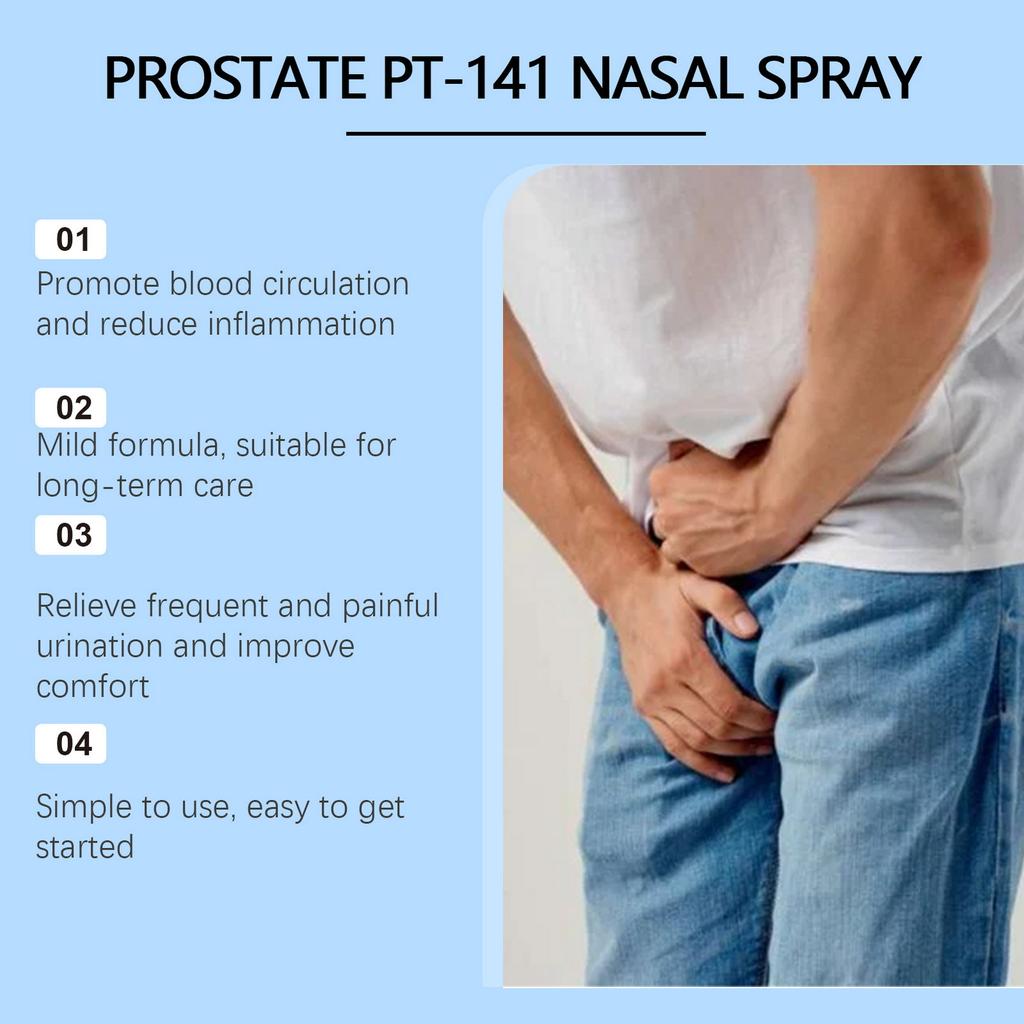 Pt-141 Nasal Spray Boost Revitalize Prostate Health Spray Helps Maintain Daily Vitality
