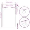 VidaXL Roller Blind Off-white 125x150 Cm Fabric Width, Day and Night Blind, Kitchen Blind, Blind 4011653