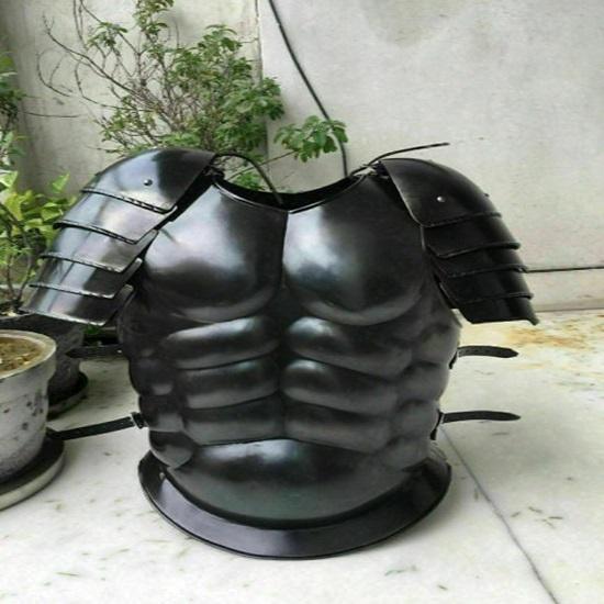 

300 средневековых боевых доспехов, доспехов для тела, мышц, наплечников, 18 GA, стальной доспех воина, костюм воина