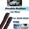 Front Wipers For Suzuki Grand Vitara 1998-2015 Wiper Blade Rubber 19"+19" Car Windshield Windscreen Accessories 2012 2013 2014