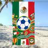Mexican Fans Towel Beach Oversized Soft Ultra Absorbent Quick Drying Large Pool Travel Camping Bathroom