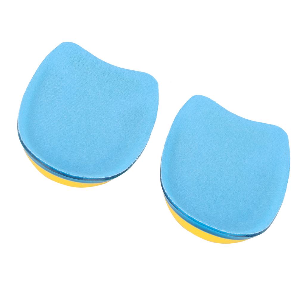 Heel Support Cups Shock Absorption Elastic Heel Pad Breathable Half Heel Insole for Pain Relief