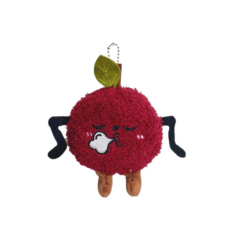 

Adorable Plush Bayberry Pendant Key Ring Cartoon Simulated Fruit Fashion Backpack Ornament Pendant Accessories Gifts